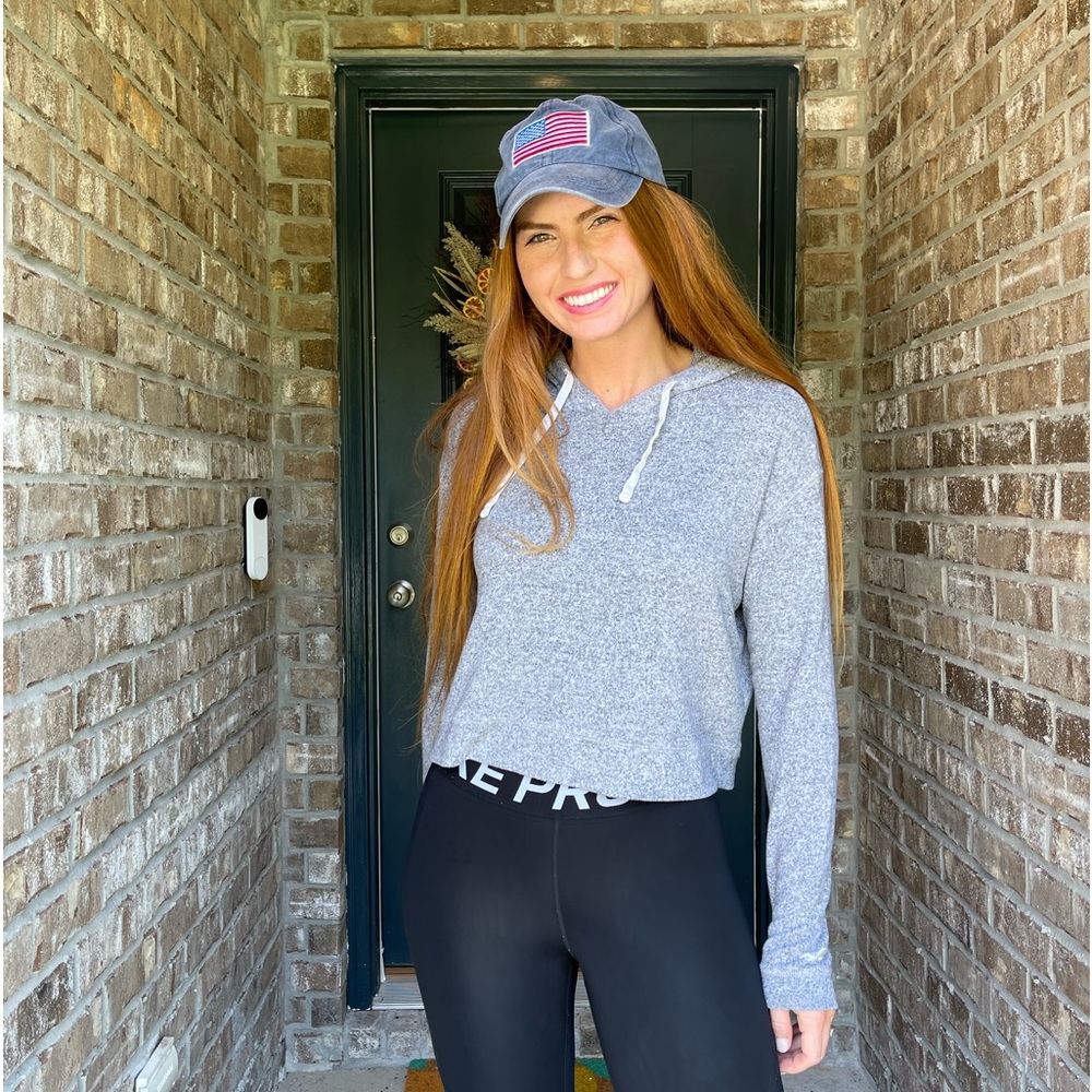 Hollister Fleece Hoodie🩶